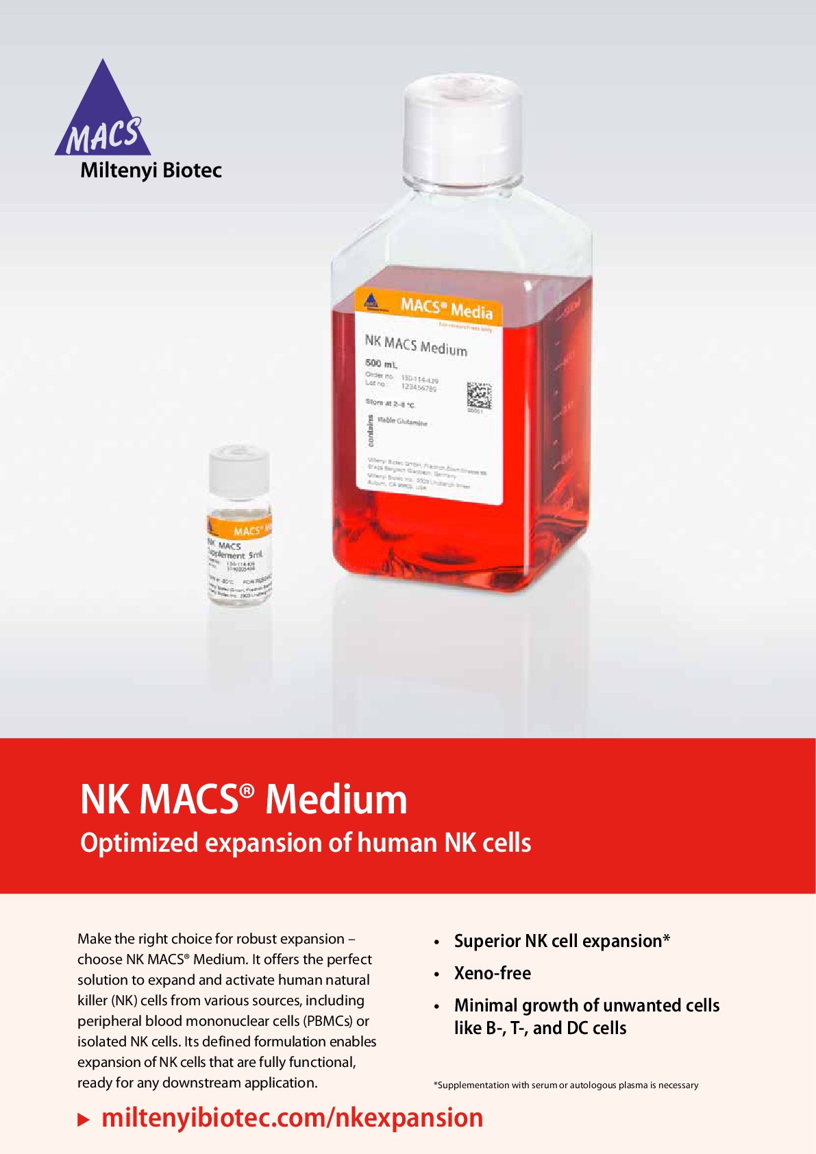 NK MACS Medium - Miltenyi Biotec